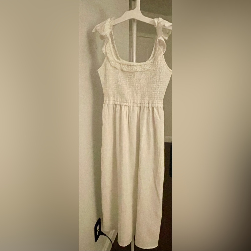 American Eagle Outfitters White Casual Dress